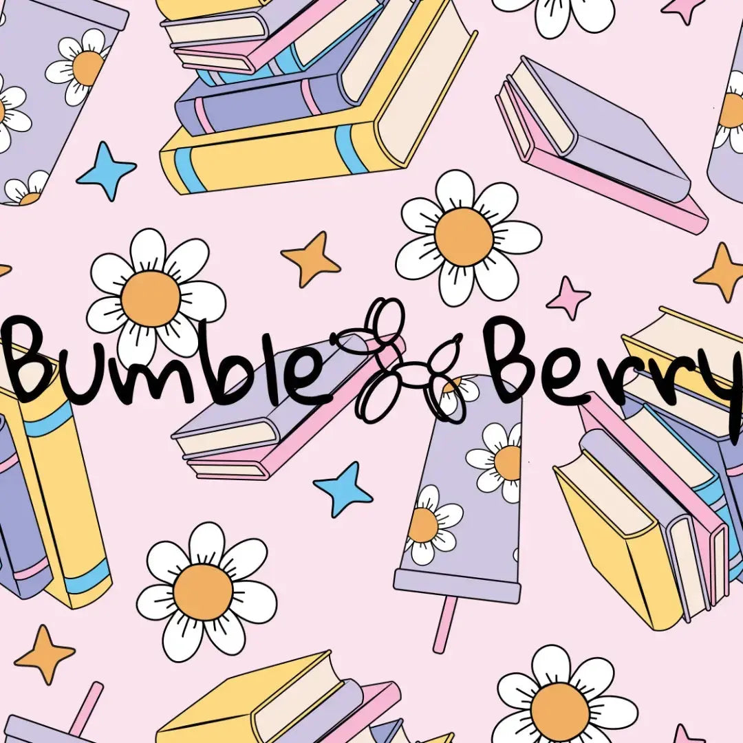 PREORDER Blooming Books Adult Joggers - SHIPS AUGUST Bumble Berry