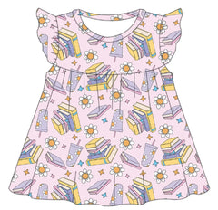 PREORDER Blooming Books Twirl Dress - SHIPS AUGUST Bumble Berry