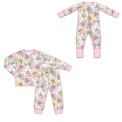 PREORDER Candy Hearts Bamboo Long Sleeve Set | Valentines Day | SHIPS JANUARY (Copy) Bumble Berry